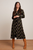 King Louie Beat Woodbine Green Olive Midi Dress