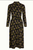 King Louie Beat Woodbine Green Olive Midi Dress