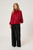 MEW Estelle Burgundy Scarf Blouse