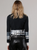 Religion White/Black Shade Top