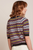 King Louie Black Zig Zag Cotton Faye Top
