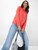 Brax Celina Cranberry Cotton Modal Mix Blouse