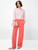 Brax Maine Wide Leg Cranberry Trousers