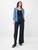 Brax Maine Wide Leg Navy Trousers
