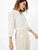 Brax Velia White Cotton Poplin Blouse