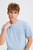 Casual Friday Thor Micro Striped Light Blue T-Shirt