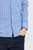Casual Friday Andre Blue Wide Stripe Linen Mix LS Shirt