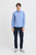 Casual Friday Andre Blue Wide Stripe Linen Mix LS Shirt