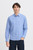 Casual Friday Andre Blue Wide Stripe Linen Mix LS Shirt