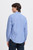Casual Friday Andre Blue Wide Stripe Linen Mix LS Shirt