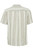 Casual Friday Isak Green Striped Linen Mix Short Sleeve Shirt