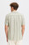 Casual Friday Isak Green Striped Linen Mix Short Sleeve Shirt