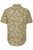 Casual Friday Beige Leaf Print Short Sleeve Shirt