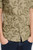 Casual Friday Beige Leaf Print Short Sleeve Shirt