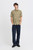 Casual Friday Beige Leaf Print Short Sleeve Shirt