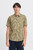 Casual Friday Beige Leaf Print Short Sleeve Shirt
