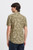 Casual Friday Beige Leaf Print Short Sleeve Shirt