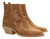 Alpe Beige Suede Ankle Cowboy Boot