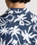 REMUS UOMO Tapered Fit Blue Floral Print Cotton Shirt