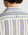 REMUS UOMO Tapered Fit Navy/White Cotton Striped Shirt