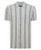 REMUS UOMO Tapered Fit Navy/White Cotton Striped Shirt