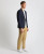 REMUS UOMO Navy Slim Fit Stretch Jacket