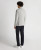 REMUS UOMO Antoni Light Grey Slim Fit Jersey Stretch Blazer