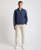 REMUS UOMO Daks Dark Blue Regular Fit Two-Way Zip Jacket