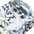 Guide London White/Blue Distorted Print Textured Shirt
