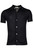 Thomas Maine Navy Merino Button Polo