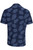 Casual Friday Aaron Navy Leaf Print Towelling Shirt