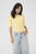 MEW Mandy Yellow Knitted Cotton Top