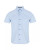 REMUS UOMO Light Blue Seville Short Sleeve Semi Formal Shirt