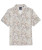 Guide London Linen Cotton Blend Revere Collar Short Sleeve Shirt