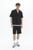 Matinique Klampo Oversize Black Resort Collar Short Sleeve Shirt