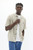 Matinique Flint Heritage Taupe Linen Mix Short Sleeve Shirt