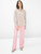 Brax Vic Taupe Stripe Shirt