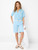 Brax Light Blue Mia Shorts