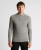 Remus Uomo Grey Merino Wool Blend Knit Polo