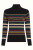 King Louie Ozark Multi Colour Stripe Rollneck Top