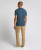Remus Uomo Tapered Fit Petrol Blue Cotton-Stretch T Shirt