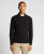 Remus Uomo Black Contrast Collar Cotton-Stretch Polo