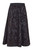 Margittes Black/Brown Woven Skirt