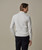 Profuomo Light Grey Long Sleeve Polo