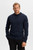 J.LINDEBERG Chester Navy Side Stripe Knit Crew