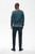 Matinique Lagoon Blue Mirage Menage Cotton Crew Neck Jumper