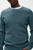 Matinique Lagoon Blue Mirage Menage Cotton Crew Neck Jumper