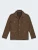 SAND Copenhagen Suede Touch Dark Brown Anders Safari Overshirt