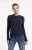 YAYA Navy Jersey Top with Removable Cuffs