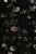 Traffic People Edith Black Floral Velvet Wide Leg Trousers